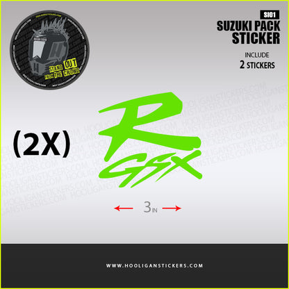 Suzuki GSX-R fairing decal custom vinyl sticker[SI01]