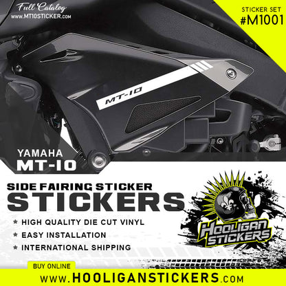 Yamaha MT-10 Side Fairing Sticker set [M1001]