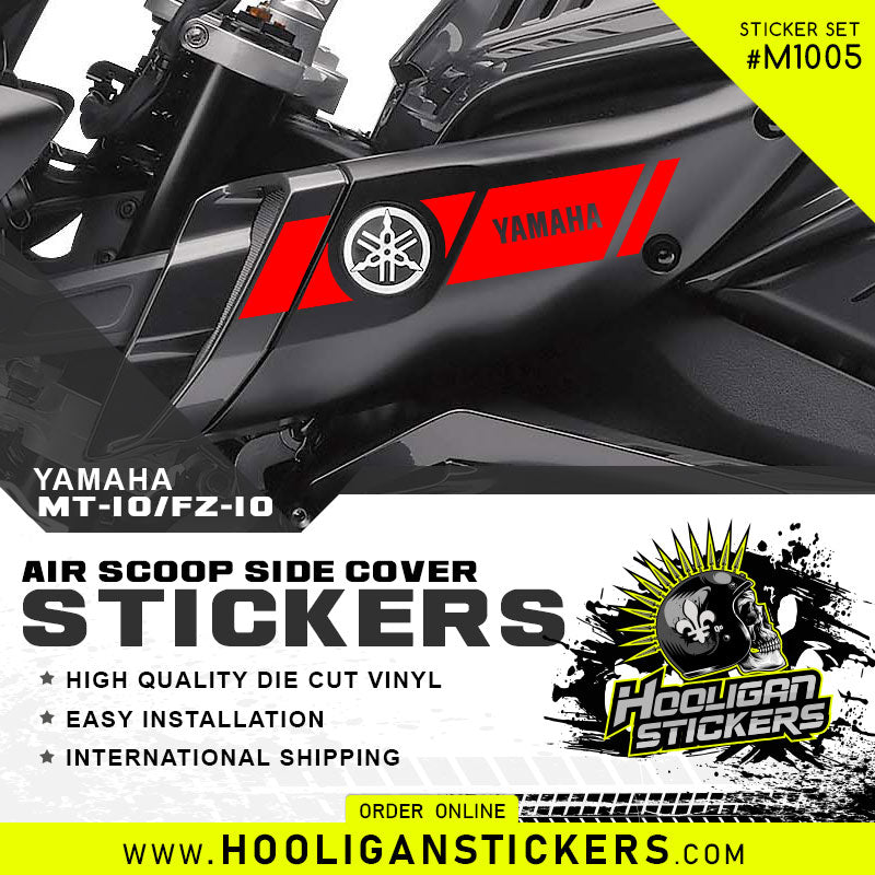 Air scoop MT-10 air intake side cover sticker set [M1005]