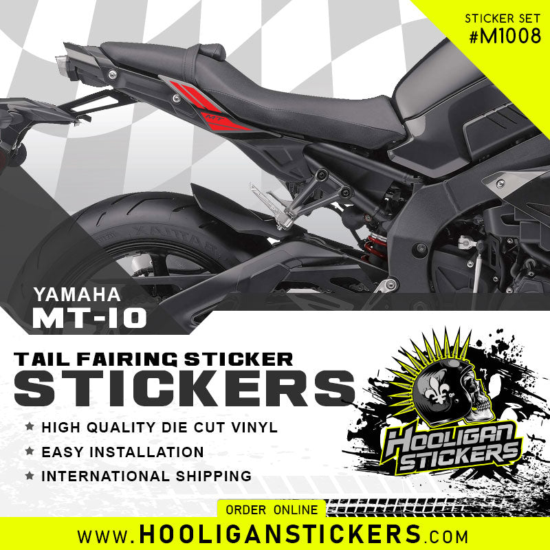 Tail fairing MT-10 rear side cover sticker set [M1008]