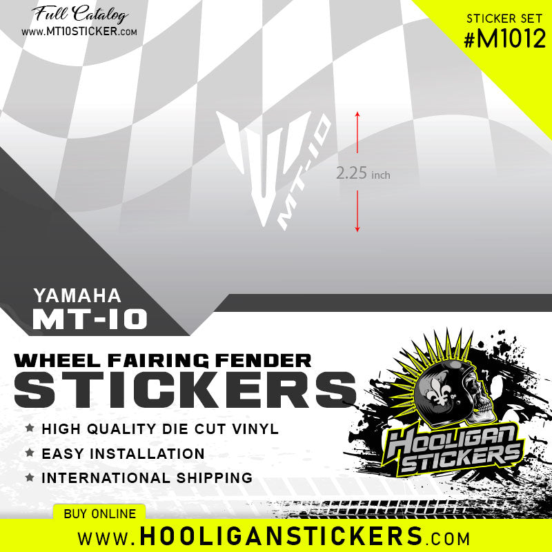 Yamaha MT-10 Fairing Sticker [M1012]
