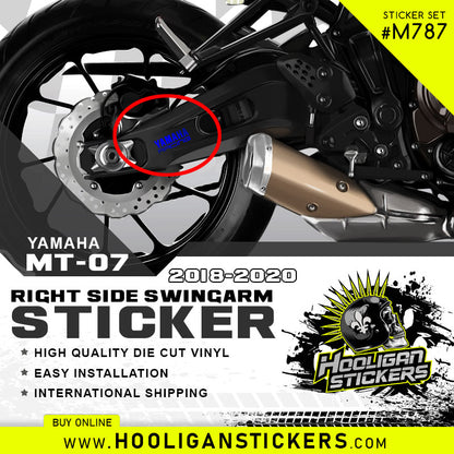 Yamaha racing swingarm sticker [M787]
