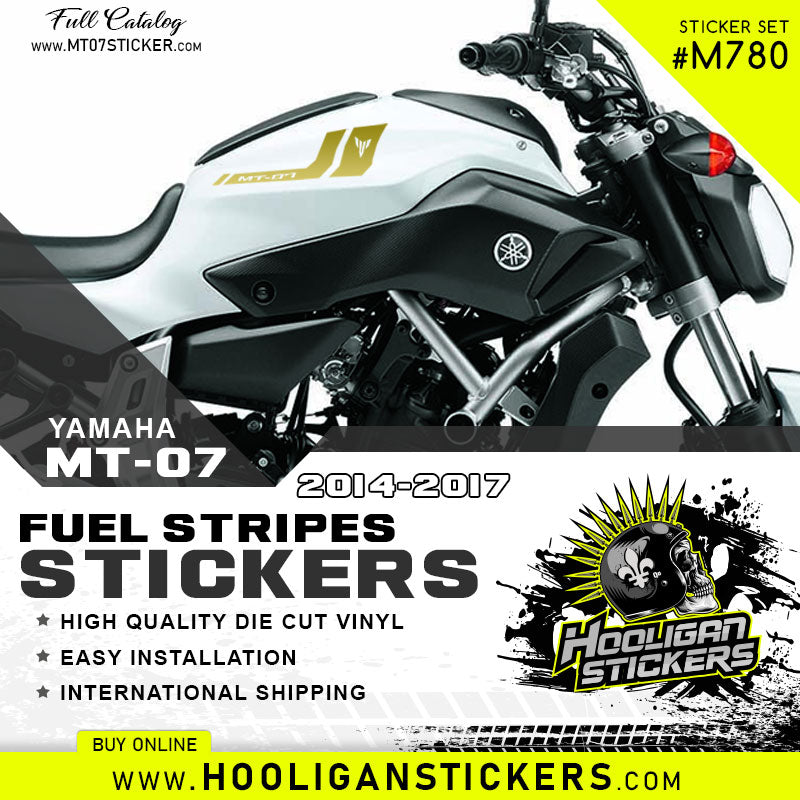 Yamaha MT-07 MT twin stripes fuel tank sticker [M780] – Hooligan