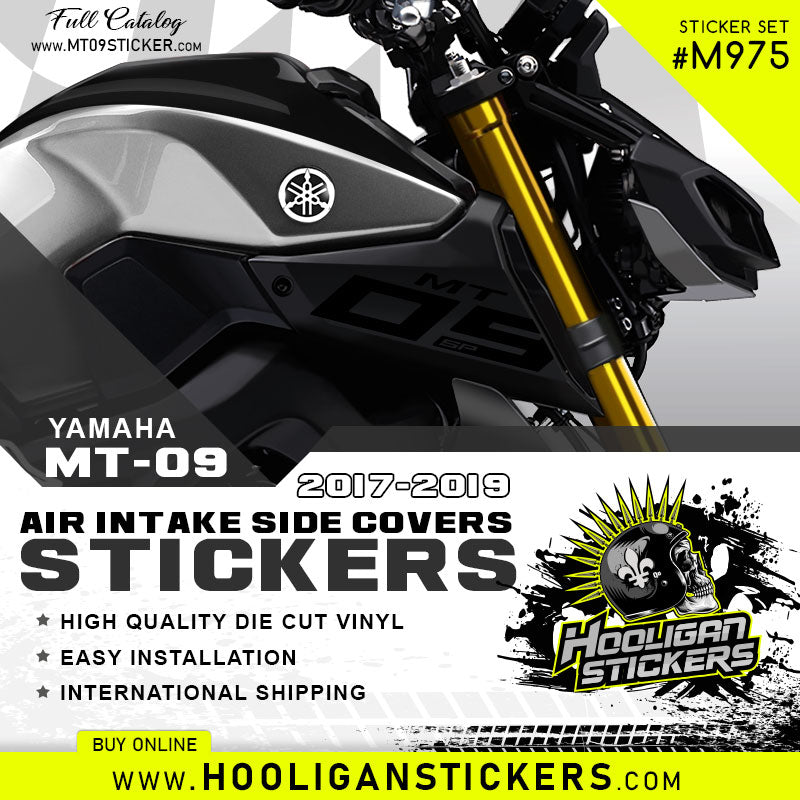 Yamaha MT-09 SP side cover air intake sticker [M975]