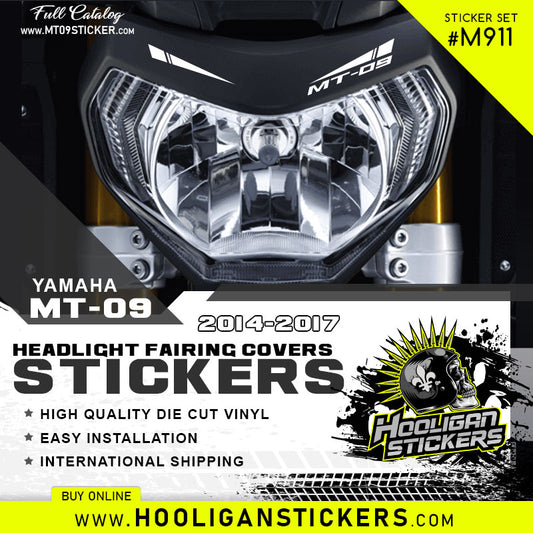 Yamaha MT-09 Headlight cover Stickers [M911]