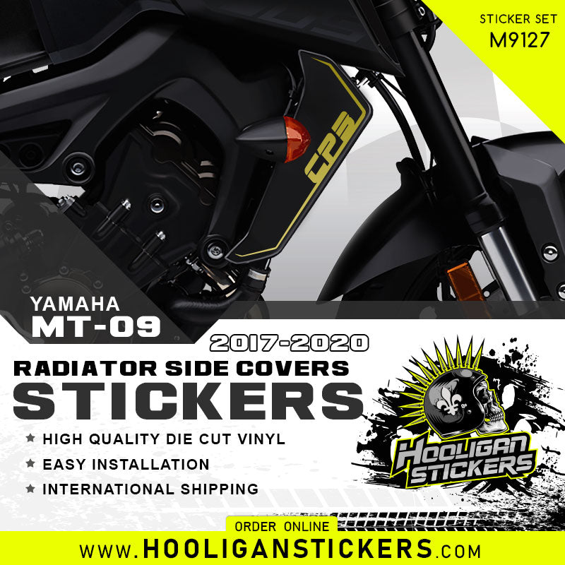 Yamaha CP3 MT-09/FZ-09 radiator side cover stickers [M9127]