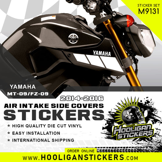 Yamaha MT09/FZ09 GEN 1 air intake side cover sticker set [M9131]