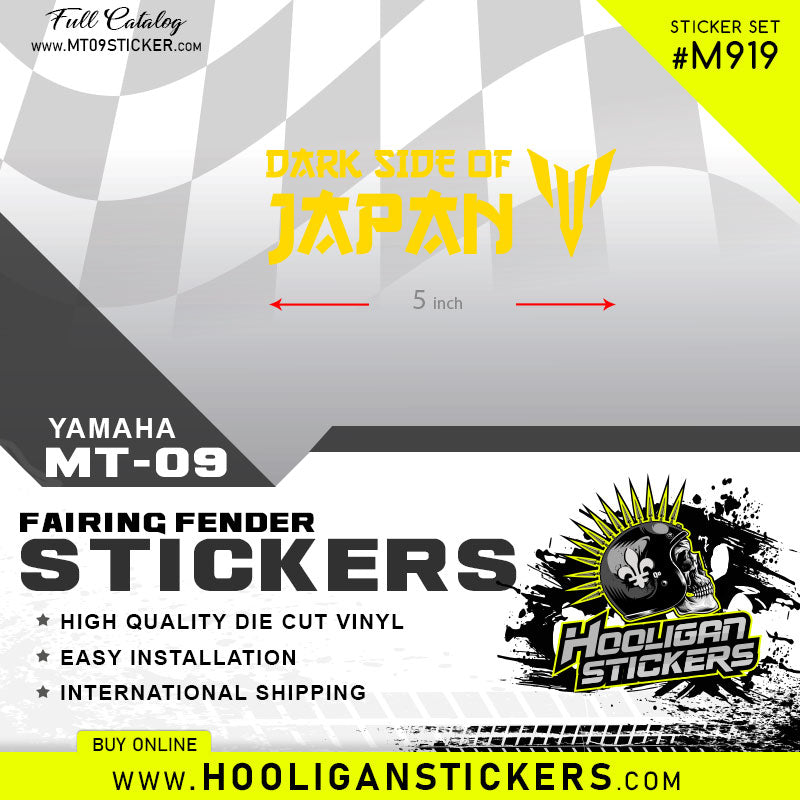 Yamaha MT 09 sticker kit - SpinningStickers