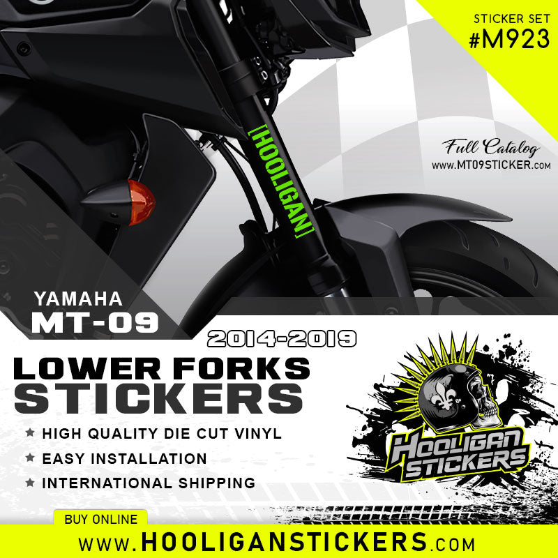 Hooligan lower part front fork 5.5 inch sticker set [M923]