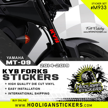 KYB lower part front fork Stickers set [M933]