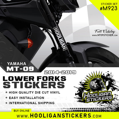 Hooligan decals fork sticker set [M923]