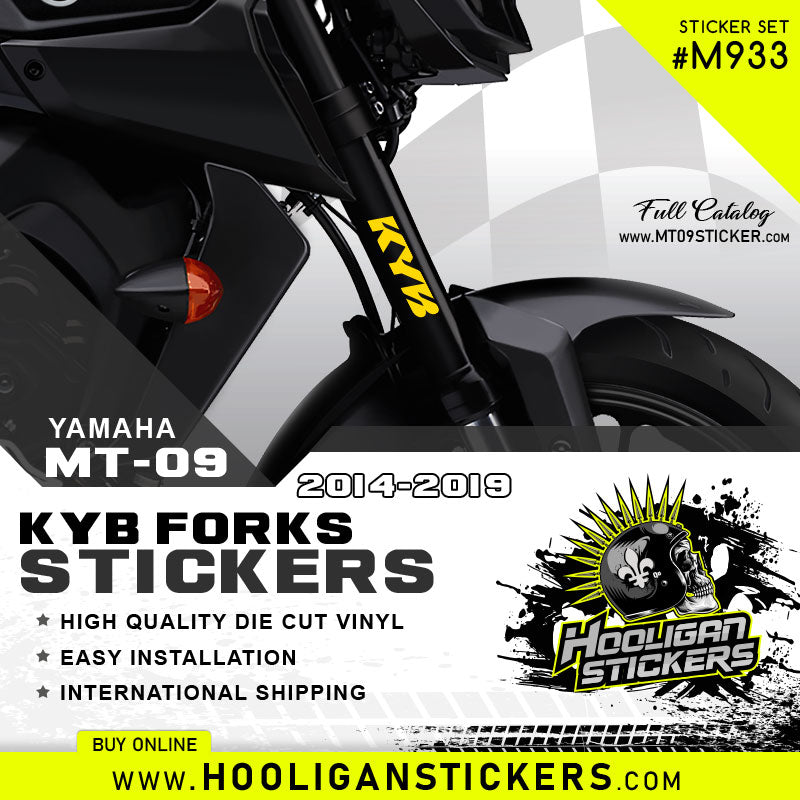 KYB Fork decals vinyl stickers set [M933]