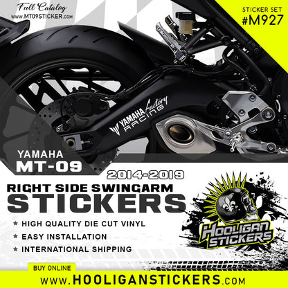 Yamaha FACTORY RACING custom swingarm sticker  [M927]