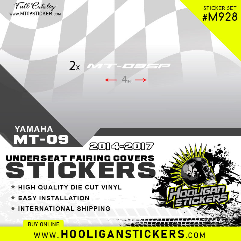 Yamaha MT09 SP fairing sticker set [M928]