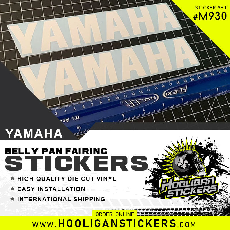 Belly Pan Yamaha bottom fairing sticker set [M930]