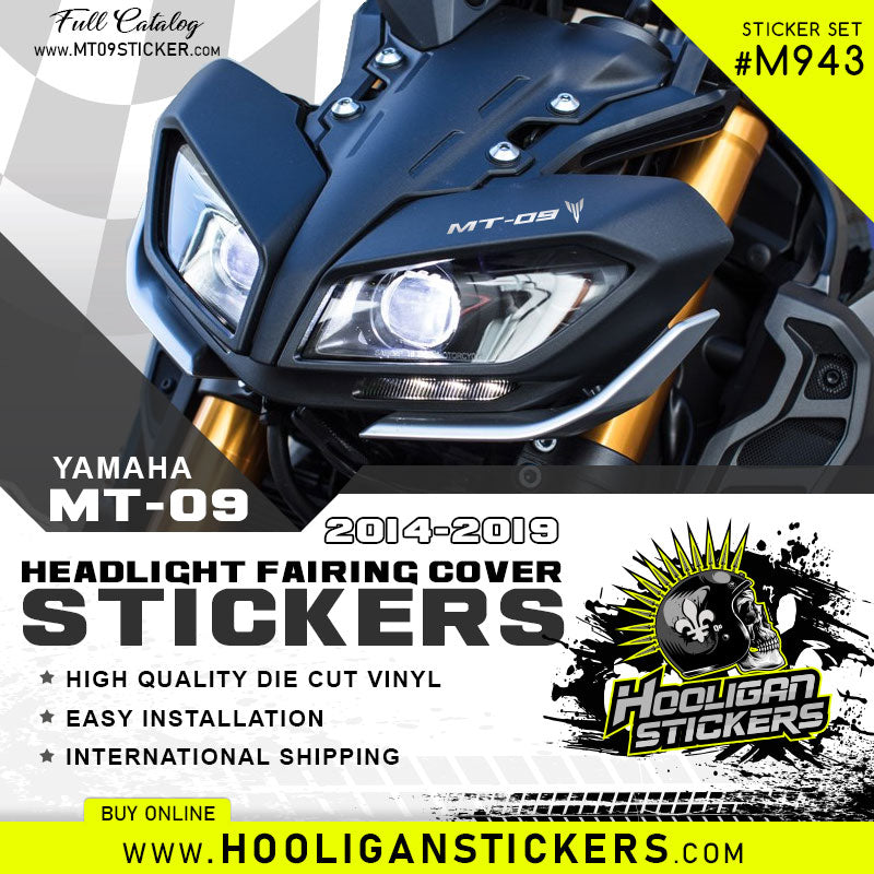Yamaha MT-09 Headlight cover Sticker [M943]