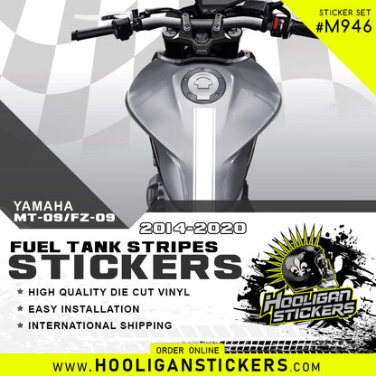 Yamaha fuel tank triple stripes sticker [M946]