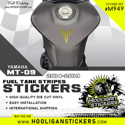 Yamaha MT-09 master tork fuel tank stickers [M949]