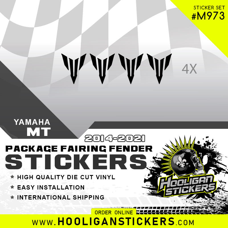 Yamaha MT logo sticker package [M973]