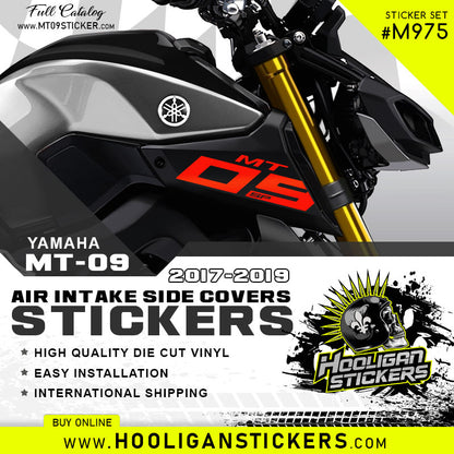 Yamaha MT-09 SP side cover air intake sticker [M975]