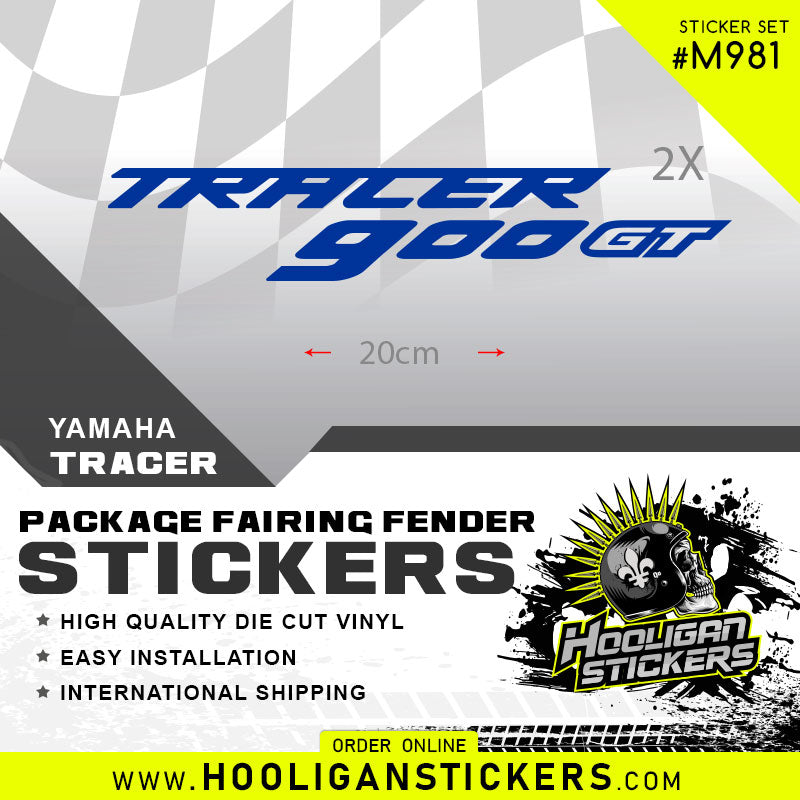 Yamaha TRACER 900 GT stickers [M981] – Hooligan Stickers