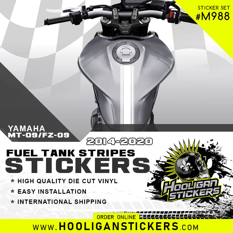 Fuel tank stripes stickers [M988]