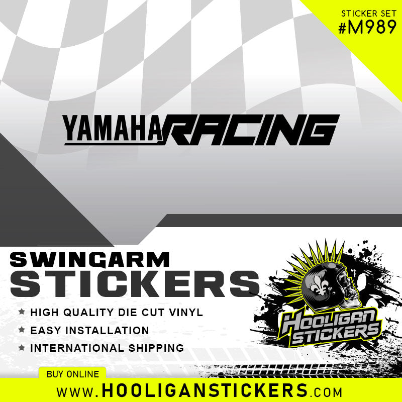 Yamaha MT/FZ RACING swingarm sticker [M989]