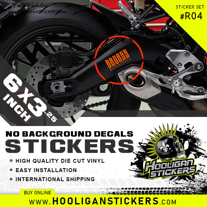 BADASS custom sticker 6 inch X 3.25 inch [R04] – Hooligan Stickers