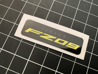 Yamaha FZ-09 printed peel and stick handle bar sticker