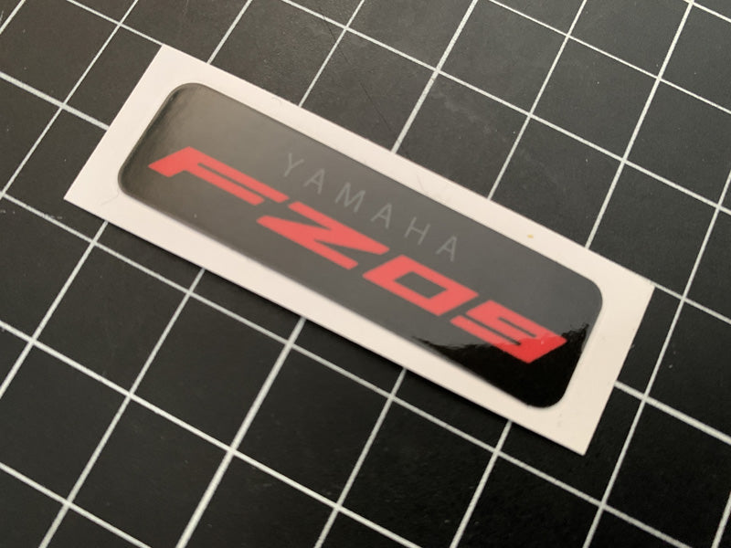 Yamaha FZ-09 printed peel and stick handle bar sticker