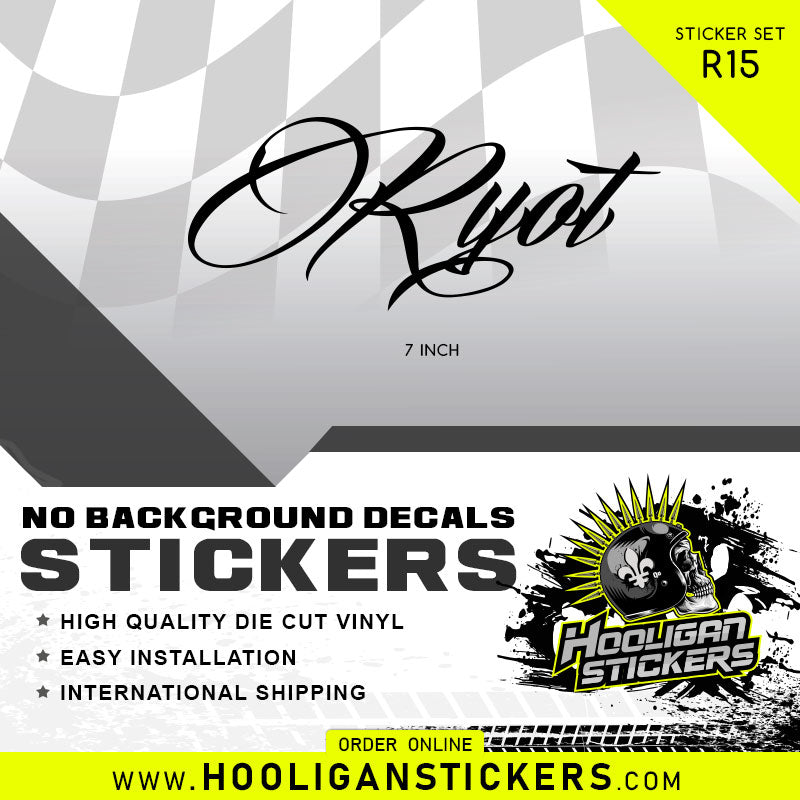 RYOT decal custom vinyl sticker [R15]