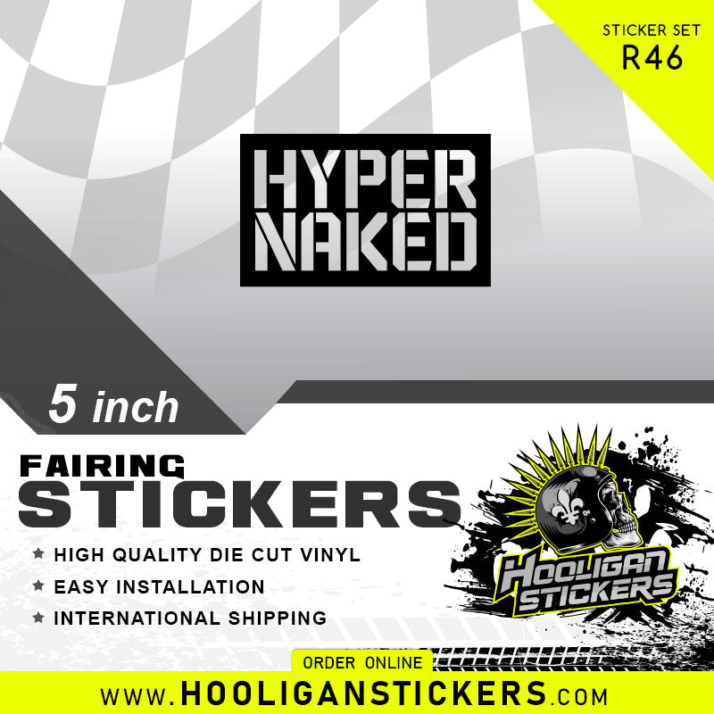 HYPER NAKED custom sticker 5 inch [R46]