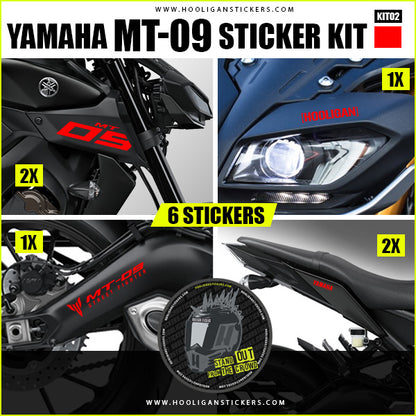 Yamaha MT-09 sticker pack [M9KIT02]