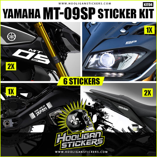 Yamaha MT series graphics kit decals packages stickers – Hooligan Stickers
