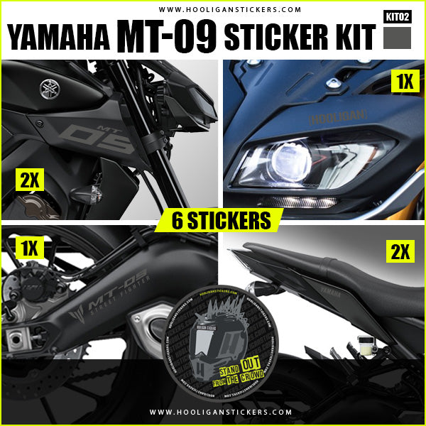 Yamaha MT-09 sticker pack [M9KIT02]